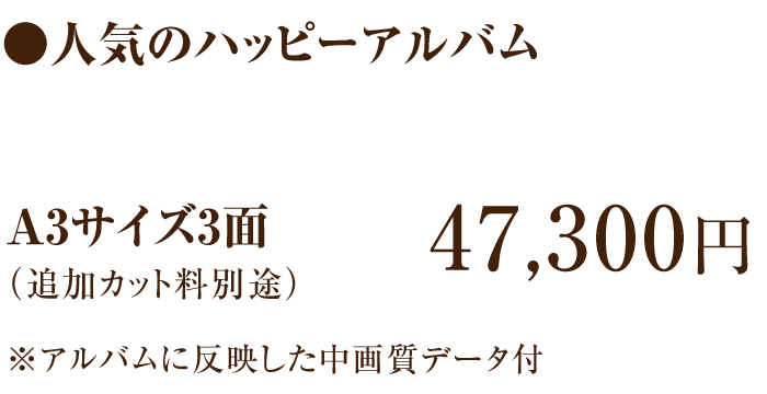 人気のハッピーアルバム